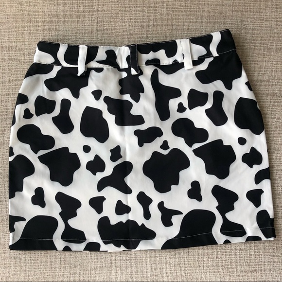 Delias cow print skirt Clearance
